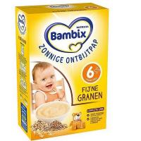 保税区直发 荷兰Nutricia Bambix婴儿营养燕麦米粉米糊 原味（6个月以上）250g