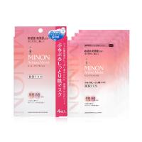 日本MINON氨基酸保湿清透面膜 敏感干燥肌肤4片