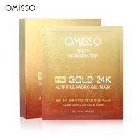 韩国 欧蜜秀 OMISSO 24K金黄金面膜 6片/盒
