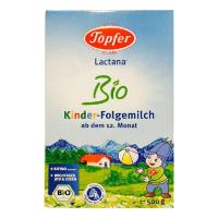 保税区直发 德国Topfer特福芬有机奶粉1+段（12个月以上宝宝）500g