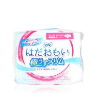 日本 尤妮佳(moony)苏菲敏感肌日用超薄感卫生巾25CM19片*无荧光剂