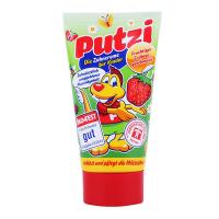 保税区直发 德国Putzi儿童含钙牙膏红色草莓口味 50ml
