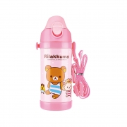 轻松小熊 双盖儿童保温杯-MR8016 （粉色/蓝色 随机发货）350ml