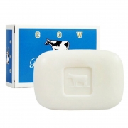 牛乳石硷 牛牌COW日本原产进口牛乳石洁面洁肤沐浴皂（蓝色清爽85g）