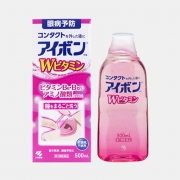 日本 小林制药洗眼液500ml 滴眼液 缓解眼疲劳 粉色3-4度