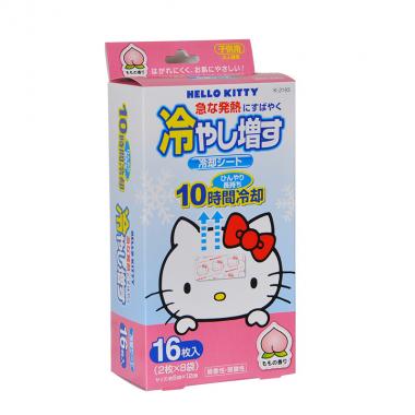 小久保Hello Kitty强力降温退热贴16片装蜜桃香型